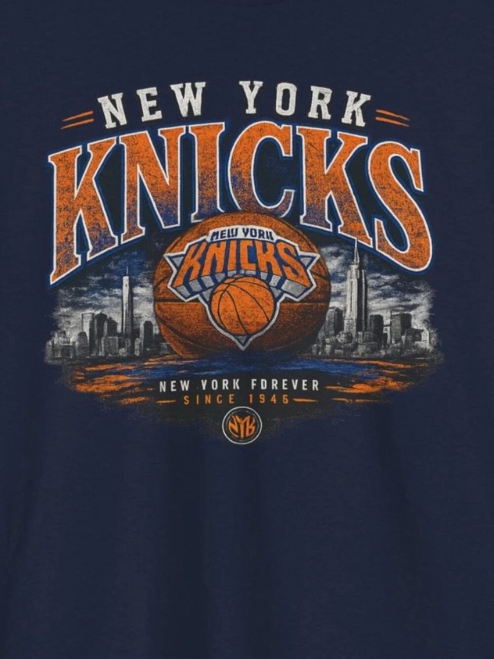 New York Knicks NYC Basketball T Shirt - Picture 2 of 5